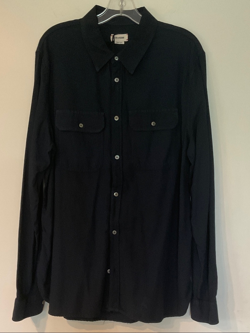 Zadig&Voltare Navy Stan Button-Up Utility Shirt